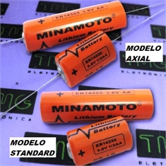 ER14505 - Bateria ER14505 Minamoto size AA 3,6volts, Minamoto Lithium Thionyl Chloride Battery Cylindrical High energy capacity - Not Rechargeable. - ER14505 Minamoto size AA 3,6volts